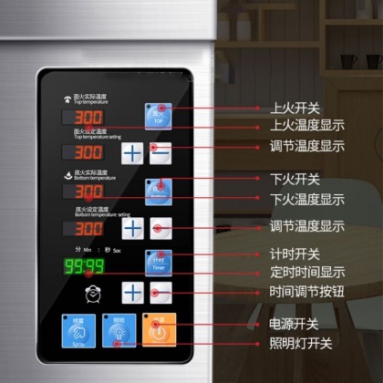 SG胜游烤箱操作面板